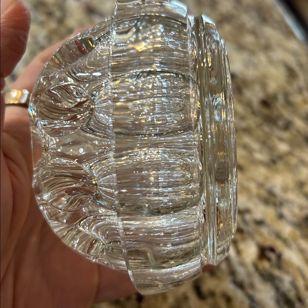 Vintage Reims VMC France clear glass flower frog designed for floral arrangement - Picture 8 of 10